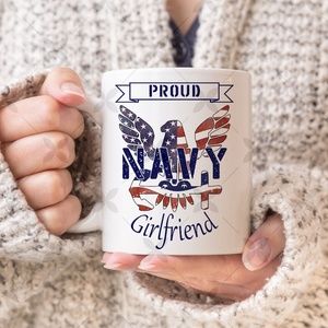 Proud Navy Girlfriend Mug